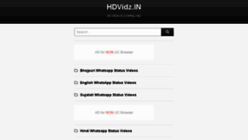 What Hdvidz.in website looked like in 2018 (5 years ago)