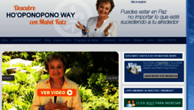 What Hooponopono-espanol.com website looked like in 2018 (5 years ago)
