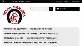 What Hipicamarcos.com website looked like in 2018 (5 years ago)