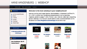 What Hansvandenburg.com website looked like in 2018 (5 years ago)
