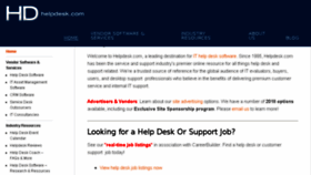 What Helpdesk.com website looked like in 2018 (5 years ago)