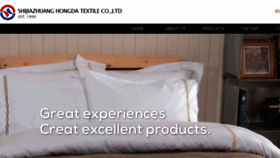 What Hongdatextile.com website looked like in 2018 (7 years ago)