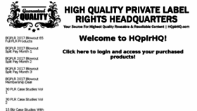 What Hqplrhq.com website looked like in 2018 (5 years ago)