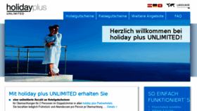 What Holidayplus-unlimited.net website looked like in 2018 (5 years ago)