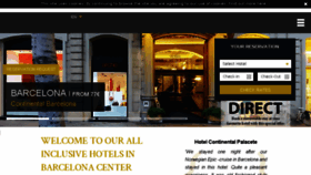 What Hotelcontinental.com website looked like in 2018 (5 years ago)