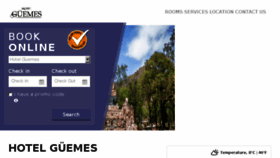 What Hotelguemes.com.ar website looked like in 2018 (6 years ago)