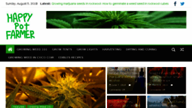 What Happypotfarmer.com website looked like in 2018 (5 years ago)