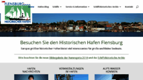 What Historischer-hafen-flensburg.de website looked like in 2018 (5 years ago)