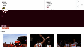 What Hokietickets.com website looked like in 2018 (5 years ago)