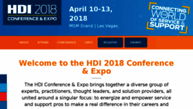 What Hdiconference.com website looked like in 2018 (5 years ago)