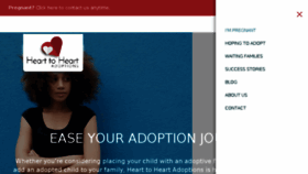 What Hearttoheartadopt.com website looked like in 2018 (5 years ago)