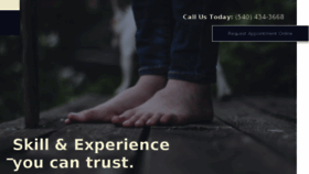 What Harrisonburgfootcare.com website looked like in 2018 (5 years ago)