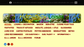 What Homejardin-loisirs.com website looked like in 2018 (5 years ago)