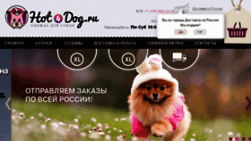What Hot4dog.ru website looked like in 2018 (5 years ago)