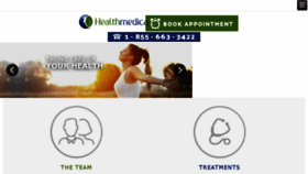 What Healthmedica.ca website looked like in 2018 (5 years ago)
