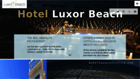 What Hotelluxorcattolica.com website looked like in 2018 (5 years ago)