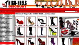 What High-heels-discount.de website looked like in 2018 (5 years ago)