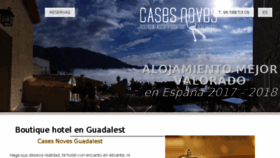What Hotelruralenalicante.es website looked like in 2018 (5 years ago)