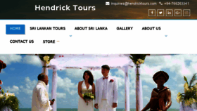 What Hendricktours.com website looked like in 2018 (5 years ago)
