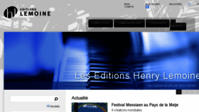 What Henry-lemoine.com website looked like in 2018 (5 years ago)