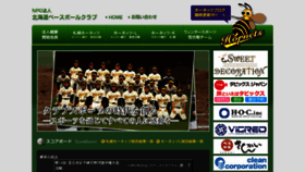 What Hornets.jp website looked like in 2018 (5 years ago)