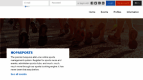 What Hopasports.com website looked like in 2018 (6 years ago)