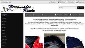 What Herrenmoden-remke.de website looked like in 2018 (5 years ago)