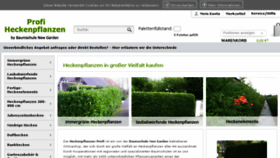 What Heckenpflanzen-profi.de website looked like in 2018 (5 years ago)