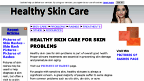 What Healthy-skincare.com website looked like in 2018 (5 years ago)