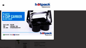 What Hotpackglobal.com website looked like in 2018 (5 years ago)