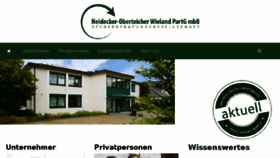 What Heidecker-partner.de website looked like in 2018 (5 years ago)