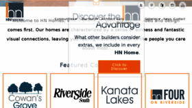 What Hnhomes.com website looked like in 2018 (5 years ago)