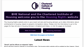 What Housing-rights.info website looked like in 2018 (5 years ago)