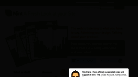 What Haveamint.com website looked like in 2018 (6 years ago)