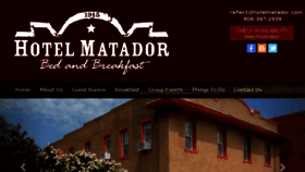 What Hotelmatador.com website looked like in 2018 (5 years ago)