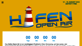 What Hafenopenair.at website looked like in 2018 (5 years ago)
