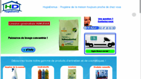 What Hygiadomus.fr website looked like in 2018 (5 years ago)