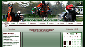 What Hippodrome-compiegne.fr website looked like in 2018 (5 years ago)