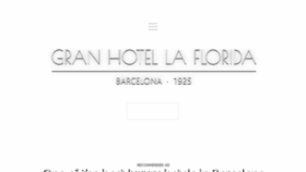 What Hotelfloridabarcelona.com website looked like in 2018 (5 years ago)
