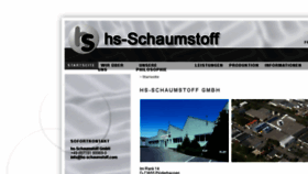 What Hs-schaumstoff.com website looked like in 2018 (5 years ago)