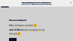 What Hostplus.com.au website looked like in 2018 (5 years ago)