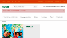 What Herdt.ch website looked like in 2018 (5 years ago)