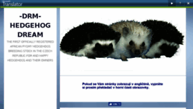 What Hedgehog-dream.eu website looked like in 2018 (5 years ago)