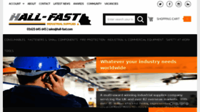 What Hall-fast.com website looked like in 2018 (5 years ago)