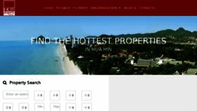 What Hotpropertyhuahin.com website looked like in 2018 (5 years ago)