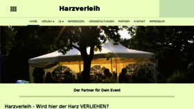What Harz-verleih.de website looked like in 2018 (5 years ago)