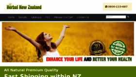 What Herbalnewzealand.co.nz website looked like in 2018 (5 years ago)