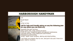 What Harboroughhandyman.co.uk website looked like in 2018 (5 years ago)