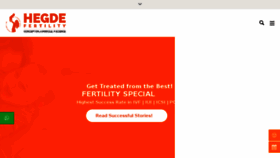 What Hegdefertility.com website looked like in 2018 (5 years ago)