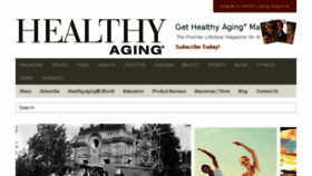 What Healthyaging.net website looked like in 2018 (5 years ago)